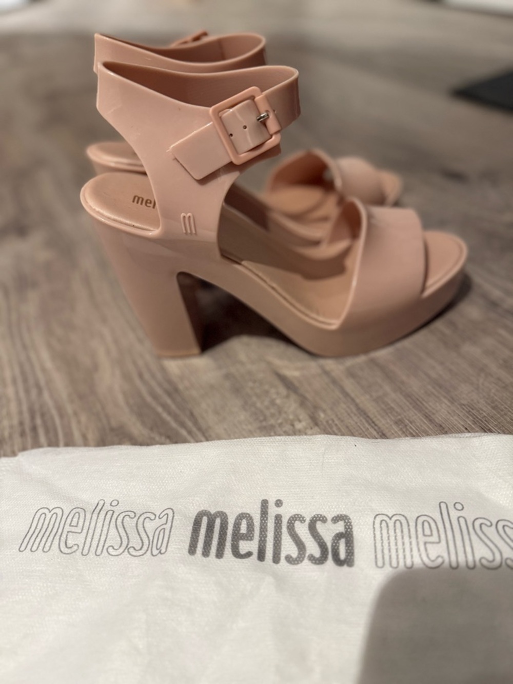 Melissa Nude Pink Heels 💖